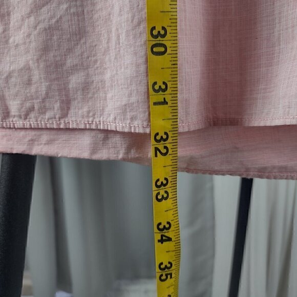 Casa Moda 100% Cotton Pink Pattern Short Sleeve Casual Fit Button Down Size 3XL - Picture 6 of 12